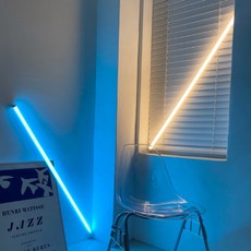 셀프미 LED 네온바 조명 T8 2종 세트, 스카이블루, 웜화이트 출산/유아동/출산준비물/선물 반품 최저가 39,020원