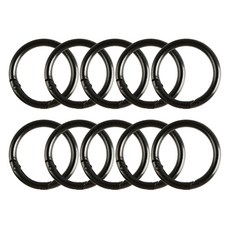 키링 부자재 가방 원터치 리폼 오픈형 오링 32mm, 블랙매트, 10개 홈인테리어/수예/수선 반품 최저가 8,950원