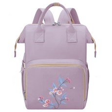 JCP 플라워 스티치 베이비 백팩, 퍼플 출산/유아동/기저귀 반품 최저가 8,210원