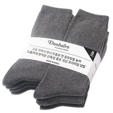 두발로 여성용 스포츠 면사 2올 무지 장목 양말 8켤레, 차콜, 1세트 스포츠/레저/기타스포츠 반품 최저가 11,610원