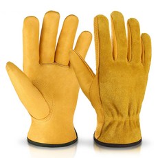 오제로 용접 장갑 가죽 내마모 충격방지 사계절용, 옐로우, 1개 생활용품/토치/용접공구 반품 최저가 22,010원