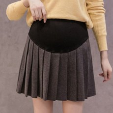 겟잇블루 패션 슬림 핏 퍼 플리츠 A라인 임부복 스커트 출산/유아동/임부/태교용품 반품 최저가 19,090원