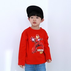 마블 남아용 아이언맨 티셔츠 출산/유아동/유아동패션 반품 최저가 10,720원