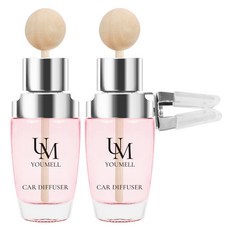 유멜 시그니처 차량용 디퓨저 20ml 2p + 나무봉 2p + 벤트클립 2p, 1세트, 피치코튼 생활용품/방향제 반품 최저가 7,630원