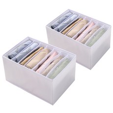 디오셀 pvc 탄탄 칸칸이 통풍 옷장 정리함, 화이트, 2개 홈인테리어/수납/정리 반품 최저가 6,470원