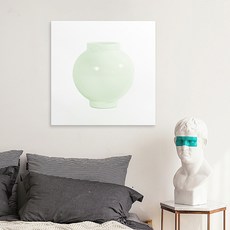 위아트 캔버스아트 달항아리, 옥빛 홈인테리어/그림/사진 반품 최저가 10,030원