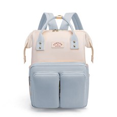 JCP 컬러 더블 포켓 베이비 백팩, 블루 생활용품/기저귀 반품 최저가 21,210원