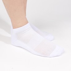 두발로 남성용 스포츠 메쉬 파일 쿠션 스니커즈 양말 5켤레, 화이트, 5개 스포츠/레저/기타스포츠 반품 최저가 7,420원