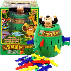 오즈토이 고릴라 룰렛 보드게임, 혼합색상, 1개 완구/취미/보드게임 반품 최저가 2,660원