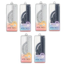 아이비스 스틸 삼각자 각도기 2종 x 3p 세트 2 11965, 실버, 블랙, 1세트 문구/오피스/학용품/수업준비 반품 최저가 7,840원