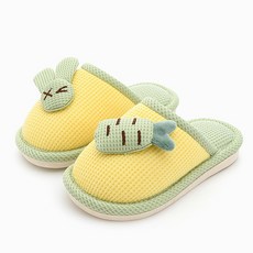 래빗풋 온가족 당근토끼 거실 실내화, 옐로우, 1개 홈인테리어/FW 침구샵 반품 최저가 10,760원