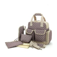 JCP 도트 다수납 기저귀가방, 브라운 출산/유아동/기저귀 반품 최저가 18,650원