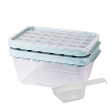 나누담 아이스 트레이 35구 2p + 얼음보관통 + 스쿱 세트, 민트, 1개 주방용품/특수저장용기 반품 최저가 6,560원