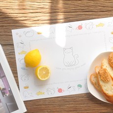 모노라이크 해피데이즈 플레이스 House cat 테이블매트, Frame, 410 x 275mm, 16개 주방용품/주방잡화 반품 최저가 4,690원