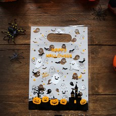 이홈베이킹 할로윈 투명비닐백 170 x 250 mm, 혼합 색상, 50개입 문구/오피스/데코/포장용품 반품 최저가 5,430원