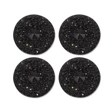 고급 진주 큐빅 보석 포인트 단추 수국1 15mm, 블랙, 4개 홈인테리어/수예/수선 반품 최저가 8,580원