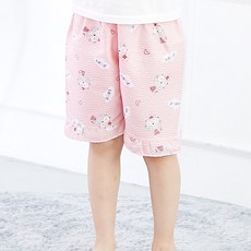 키즈라인 아동용 학생 냉감 러브뮤 5부 엠보 파자마 바지 출산/유아동/유아동패션 반품 최저가 3,560원