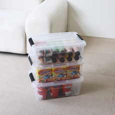 아이리스 국내생산 투명 리빙박스 DDTB, 투명, 16L, 3개 홈인테리어/수납/정리 반품 최저가 10,700원