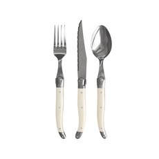 라귀올 장네론 커트러리 1인 세트, 아이보리, 스푼1p + 포크1p + 나이프1p, 3개 주방용품/수저/커트러리 반품 최저가 34,720원
