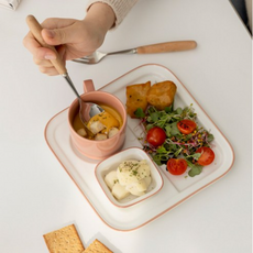 쓰임 런데이 브런치 세트 3p, 핑크, 스낵접시 + 머그 + 스낵볼, 1세트 주방용품/그릇/홈세트 반품 최저가 13,700원