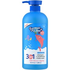 포멀비키즈 3in1 올인원 클렌저 복숭아향, 1L, 1개 출산/유아동/욕실용품/스킨케어 반품 최저가 7,160원