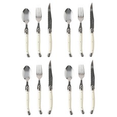 르리에 알비스 커트러리 양식기 디너 4인 세트, 화이트, 스푼 4p + 포크 4p + 나이프 4p, 1개 주방용품/수저/커트러리 반품 최저가 28,680원