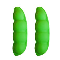 젊은이마켓 완두콩 실리콘 필통, 그린, 2개 문구/오피스/학용품/수업준비 반품 최저가 5,520원