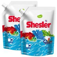 쉬슬러 액체세제 에이프릴 리필, 2개, 2.1L 생활용품/액체세제 반품 최저가 9,910원