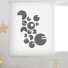 끌래망스 둥글둥글 자음 키즈 롤스크린 일반 홈인테리어/롤스크린 반품 최저가 29,180원