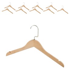 아동용 더굿샵 솔리드 우드 빈티지 옷걸이, 03 실버후크 우드컬러, 10개 출산/유아동/유아가구/인테리어 반품 최저가 7,530원