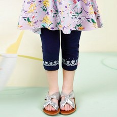 젤리스푼 여아용 Top 러블리 포인트 7부 스판레깅스 출산/유아동/유아동패션 반품 최저가 5,490원