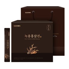 천호엔케어 녹용홍삼진 스틱 선물세트 60p + 쇼핑백, 720ml, 1개 헬스/건강식품/홍삼/인삼 반품 최저가 23,410원