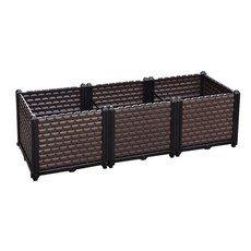 조립식 텃밭 대형화분 기본 세트, 다크브라운, 1개 홈인테리어/원예/가드닝 반품 최저가 41,960원