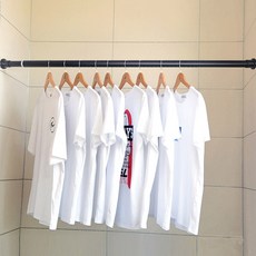 마켓플랜 32mm 타이탄 이중 압축봉, 블랙 홈인테리어/수납/정리 반품 최저가 9,150원