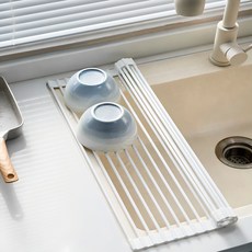 코멧 키친 실리콘 식기건조 롤매트, 화이트 주방용품/주방수납/정리 반품 최저가 8,840원