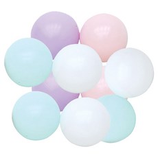 아하토이 아가랑 마시멜로 볼풀공 약 200p, 보라 + 핑크 + 민트 + 흰색, 1세트 완구/취미/실내대형완구 반품 최저가 12,820원