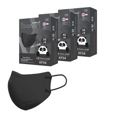 아이바나리 에어 황사 방역용 마스크 소형 XS KF94, PURE BLACK, 10개입, 3개 undefined/undefined 반품 최저가 20,780원