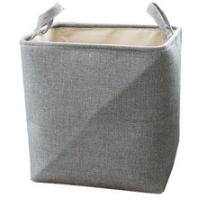 반디스토어 다용도 패브릭 바구니 무지, 그레이, 1개 홈인테리어/바구니/바스켓 반품 최저가 7,030원