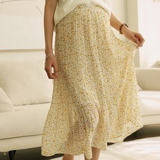 쿨쿠 임산부 플라워 주름 밴딩 스커트 출산/유아동/임부/태교용품 반품 최저가 8,800원