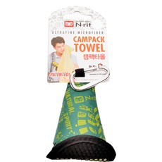 엔릿 삼각형 캠팩 타올 40 x 40 cm, 그린, 1개 홈인테리어/수건/타월 반품 최저가 5,230원