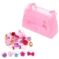 블링 반지 30종 + 가방 꾸미기놀이 세트, 랜덤발송, 1세트 완구/취미/역할놀이 반품 최저가 6,830원