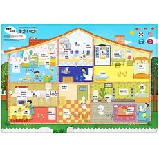 맘스보드 붙였다떼었다 행복한 우리집 자석퍼즐, 1개, 32피스, 32피스 완구/취미/학습완구/교구 반품 최저가 5,400원