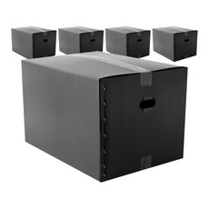 플박 플라스틱 단프라 이사박스 대형, 블랙, 5개 생활용품/이사박스/종이박스 반품 최저가 30,530원