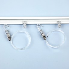 철물백화점 스마트 레일걸이 0.5m + 액자걸이 2p + 목재피스 2p + 마감캡 좌우 세트 천잔벽겸용, 1세트, 투명 생활용품/옷걸이 반품 최저가 9,900원