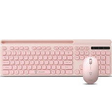 아이리버 항균 휴대폰 거치형 무선 키보드 마우스 세트, 핑크, Medic-WS3, 일반형 가전디지털/키보드/마우스 반품 최저가 23,630원