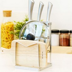 생활공식 3단 칼도마 거치대, 실버, 1개 주방용품/주방정리소품 반품 최저가 10,350원