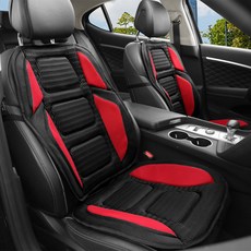 엑스핏 사계절 윈드메쉬 사이드버킷 앞좌석 자동차시트커버, Black + Red, 2개 자동차용품/인테리어 반품 최저가 34,360원