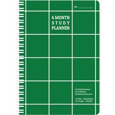 모노라이크 체커스 4개월 스터디 플래너, 02Green, 1개 문구/오피스/다이어리/플래너 반품 최저가 4,370원