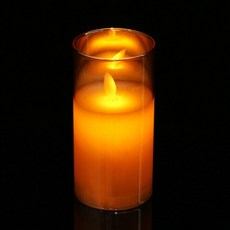 트리 로맨틱 유리병 LED 캔들 무드등 15cm, 브라운 홈인테리어/조명/스탠드 반품 최저가 7,020원