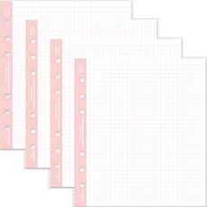 세컨드맨션 6공 스퀘어 그리드 리필지 01 핑크 4p, 64매 문구/오피스/다이어리/플래너 반품 최저가 6,840원